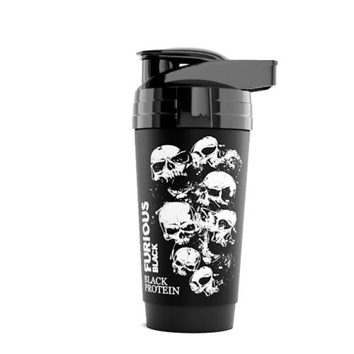 Shakers - Gourdes Black Protein Shaker FURIOUS BLACK Noir 700 mL