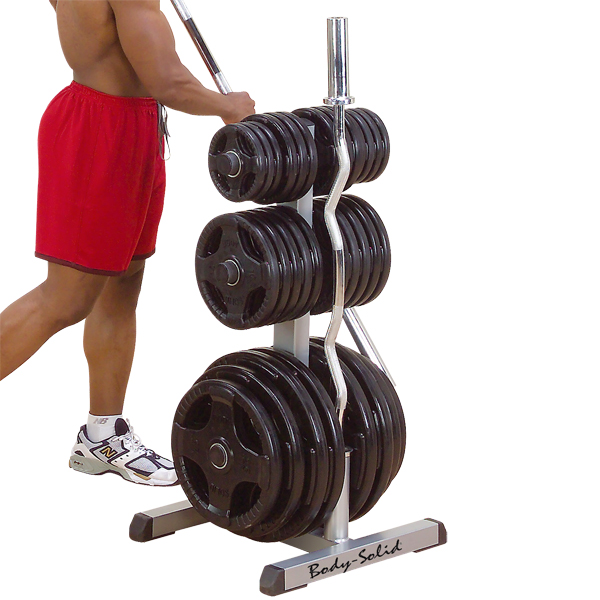  Support et Rack de Rangement Rangement Disques et Barres Olympiques Bodysolid - FitnessBoutique