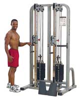 Appareil de musculation Double Colonne à Cable PRO Bodysolid Club Line - Fitnessboutique