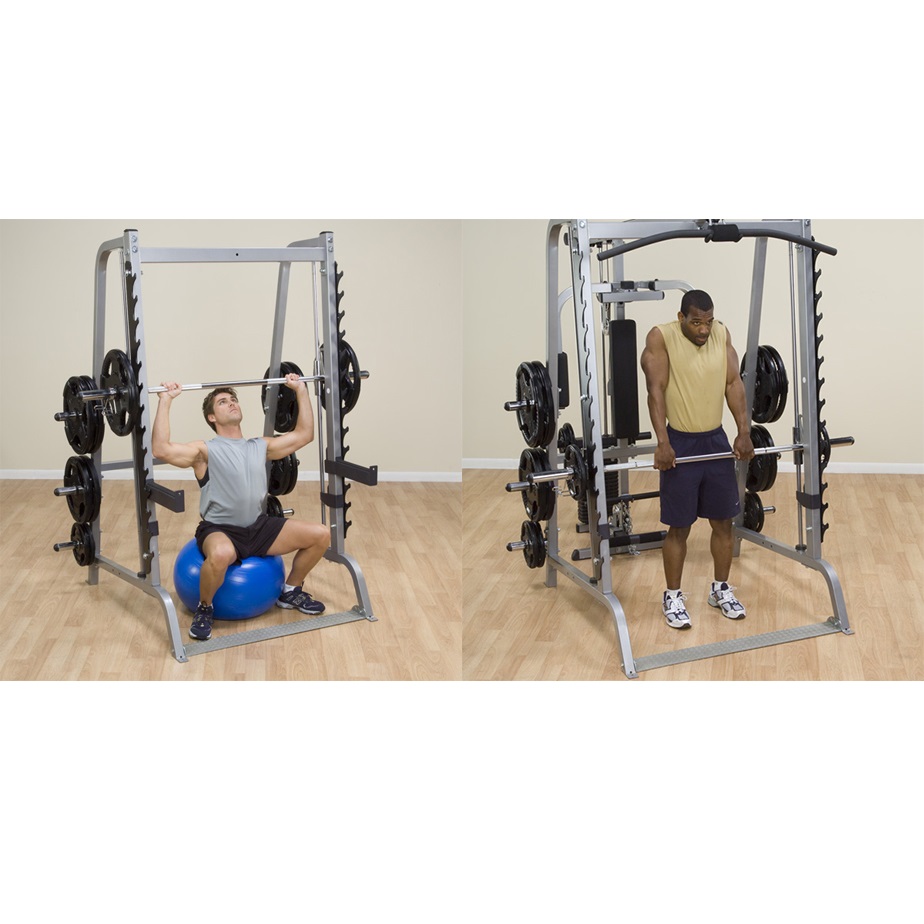 Smith Machine et Squat Machine Smith série 7 base Bodysolid - FitnessBoutique