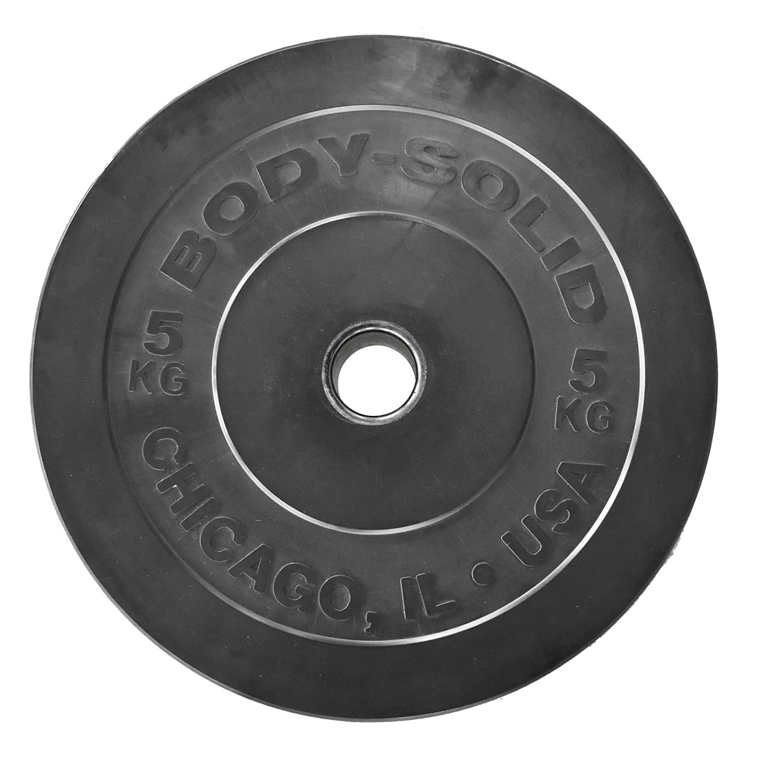  Disque Chicago Olympic Bumper Plate 5 kg Bodysolid - FitnessBoutique