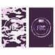 FBC IKON Serviette de Sport Camo Purple