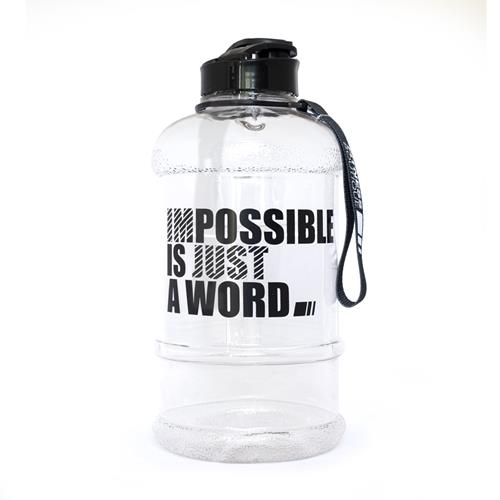 Shaker Impossible Bottle Transparent 1.3 L Fitnessboutique - Fitnessboutique