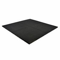 Protections de sol Dalle noire 1x1m - 20mm Heubozen - Fitnessboutique