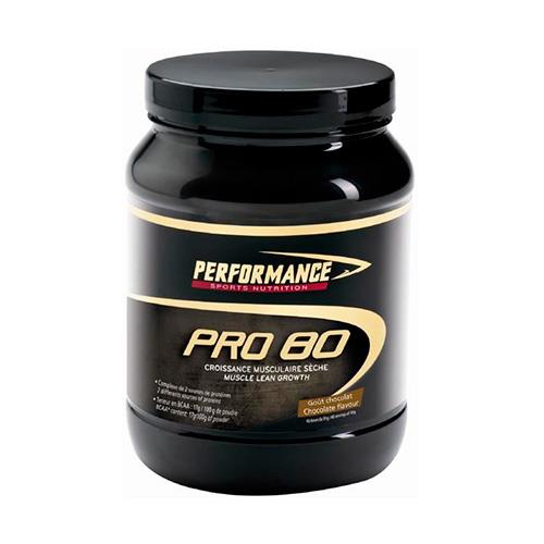Protéines de sèche Performance Pro 80 Black