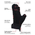  Excellerator Weightlifting gloves Black/Red Taille L