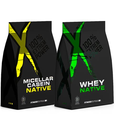 Whey protéine Pack Protéine Jour Nuit XNative - Fitnessboutique